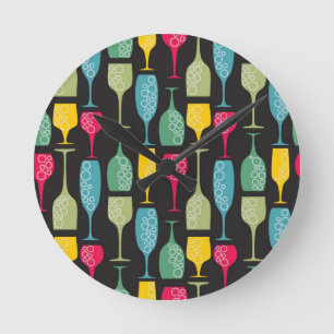 Wineglass Ronde Klok