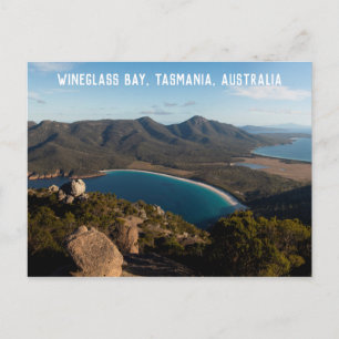 Wineglassbaai, Tasmanië, Australië Briefkaart