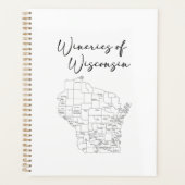 Wineries van Wisconsin Planner (Voorkant)
