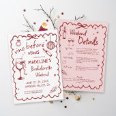 Winery Bachelorette Vino Before Vows Red Itinerary Kaart