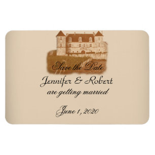 Winery Bruiloft Save the Date Magneet