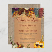 Winery Rustige, floral BUGET verlofpartij (Voorkant / Achterkant)