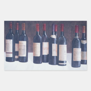 Winescape Red 2003 2 Rechthoekige Sticker