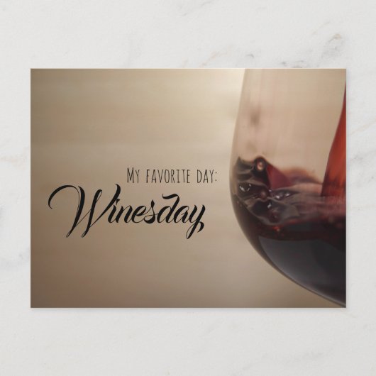 Winesday Briefkaart (Voorkant)