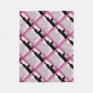    WineSister in Law Poem Fleece Deken