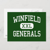 Winfield - Generals - High - Winfield Briefkaart (Voorkant / Achterkant)