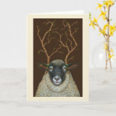 Winfred la carte mouton (Fleur jaune)