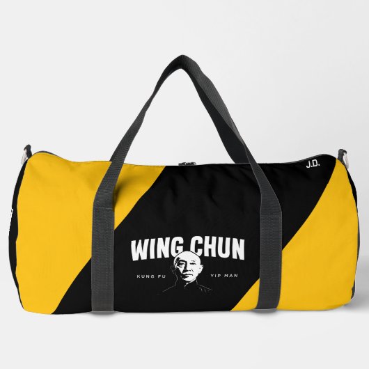 Wing Chun Kung Fu Yip Man Duffle Bag Plunjezak (Voorkant)