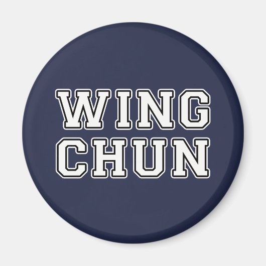 Wing Chun Magneet (Voorkant)