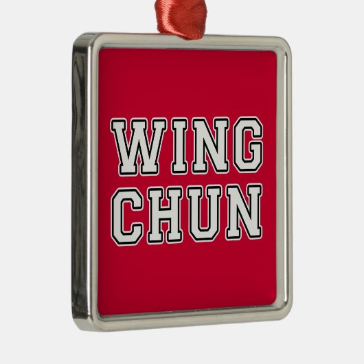 Wing Chun Metalen Ornament (Rechts)