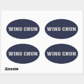 Wing Chun Ovale Sticker (Vel)