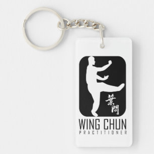 Wing Chun Practitioner "Ip Man Style" Sleutelhanger