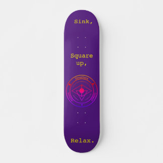 Wing Chun Training Deck (Paars) Skateboard