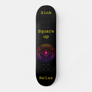 Wing Chun Training Deck (zwart) Skateboard