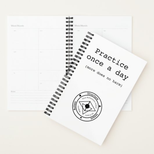Wing Chun Training Journal Planner (Display)