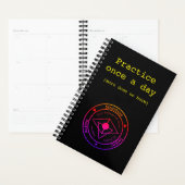 Wing Chun Training Journal (zwart) Planner (Display)