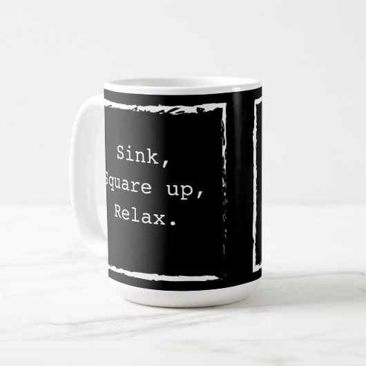 Wing Chun Training Mug (Sombre) (Devant gauche)