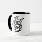 Wing Dragon 11 oz Ringer Mug (Devant gauche)