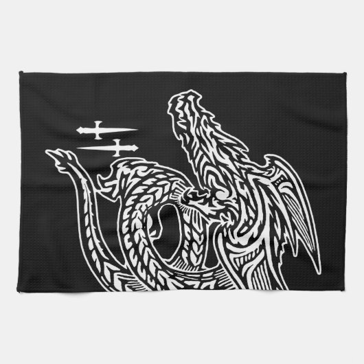 Wing Dragon Serviettes de cuisine (Horizontal)