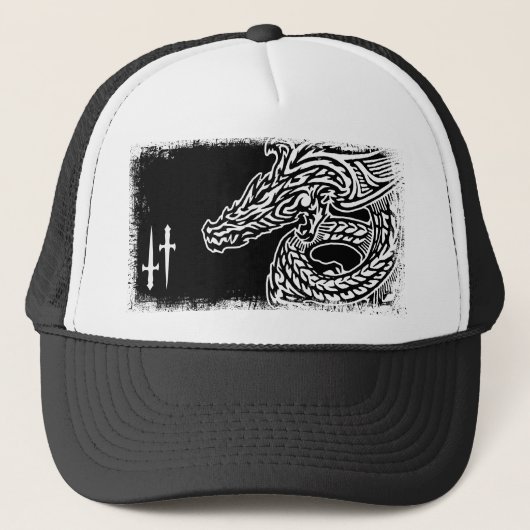 Wing Dragon Trucker Hoed Pet (Voorkant)