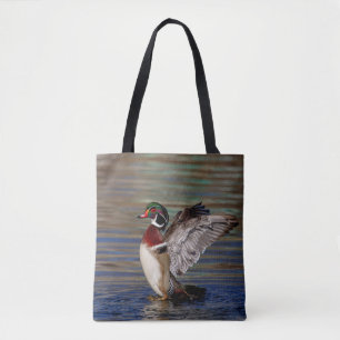 Wing Flapping Wood Duck Draagtas