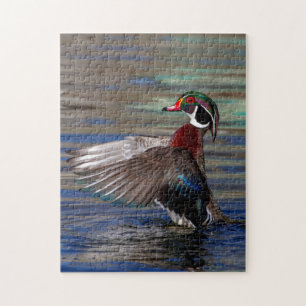 Wing Flapping Wood Duck Legpuzzel