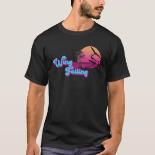  Wing Foiling Surfer Kiteboarding Accessori T-shirt