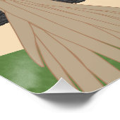 Wing Folie Surfers Pandanus Tree op het strand Perfect Poster (Hoek)