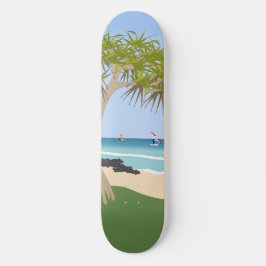 Wing Folie Surfers Pandanus Tree op het strand Skateboard