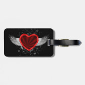 Wing Heart Bagagelabel (Achterkant horizontaal)