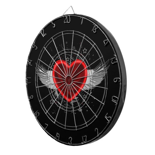 Wing Heart Dartbord (Voorkant Rechts)