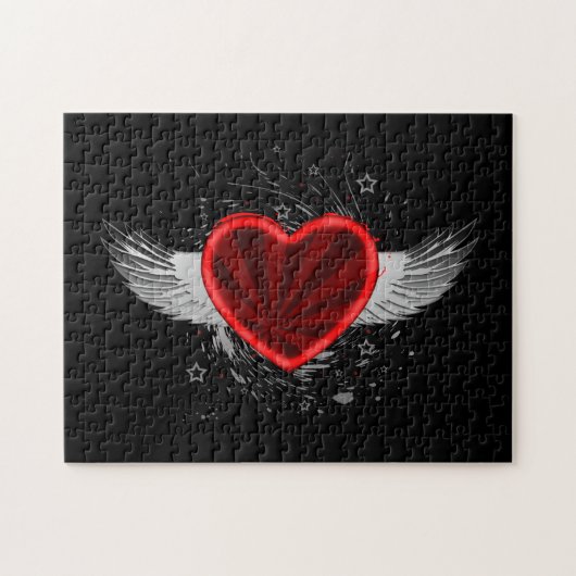 Wing Heart Legpuzzel (Horizontaal)