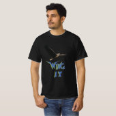 Wing It Zwart T-shirt (Voorkant volledig)