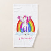 Wing Licorne Party Arc-en-ciel   (Serviette à main)