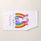 Wing Licorne Party Arc-en-ciel   (Serviette à main)