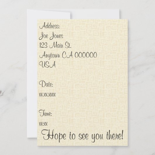 Wing Night Kaart (Achterkant)