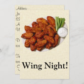 Wing Night Kaart (Voorkant / Achterkant)