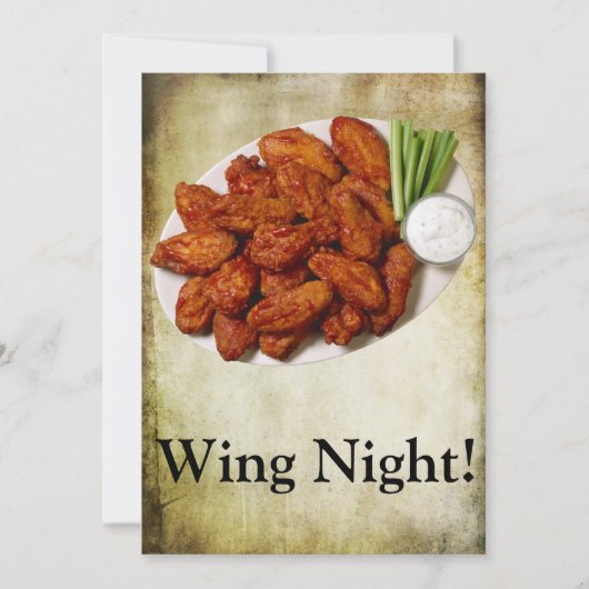 Wing Night Kaart (Voorkant)