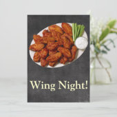 Wing Night Kaart (Staand voorkant)