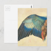 Wing of a Blue Roller by Albrecht Durer Briefkaart (Voorkant / Achterkant)