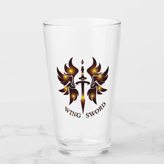WING SWORD Drinkware Glas (Voorkant)