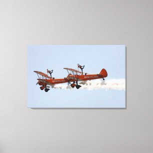 Wing Walkers aerobatic display team Canvas Afdruk