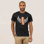 Winged Bacon-Shirt T-shirt (Voorkant volledig)