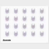 Winged ballet (Dance) Ronde Sticker (Vel)