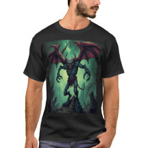 Winged Demon in Apocalyptic Ruins