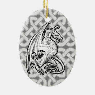 Winged Dragon Keramisch Ornament