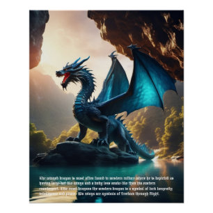 Winged Dragon Perfect Poster