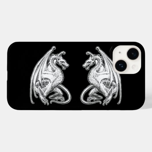 Winged dragons Case-Mate iPhone case (Achterkant (horizontaal))