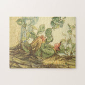 Winged Elm Fairy Zitten in een boom Legpuzzel (Horizontaal)