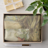 Winged Elm Fairy Zitten in een boom Tissuepapier (Geschenk)